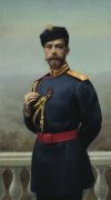 Император Николай II с орденом святого Владимира. 1905 - Манизер