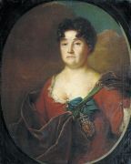 Портрет княгини А.П. Голицыной. 1728 - Матвеев