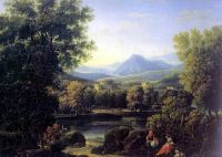 Вид в Тиволи близ Рима. 1782  - Матвеев