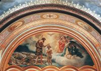 Крещение Господне. Северный тимпан Храма Христа Спасителя. Масло, 540 х 1230 см, 2000 г - Нестеренко