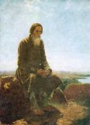 Крестьянин в поле. 1876 Х., м. 62.5х50 Рига - Перов