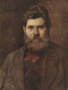 Портрет скульптора В.С.Бровского. Х., м. 61х48 ГТГ - Перов