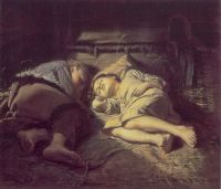 Спящие дети. 1870 Х., м. 53х61 ГТГ - Перов