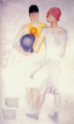 pimenov_girls_with_a_ball_1929 - 