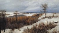 Ранний снег. Бёхово. 1891 - Поленов