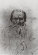 Сказитель Василий Петрович Щеголенок (Щеголенков). 1879 - Поленов