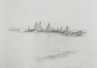 Спасо-Яковлевский монастырь в Ростове. 1860 - Поленов