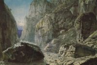 Ущелье среди скалистых гор. 1897 - Поленов