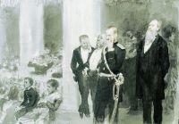 Во время концерта в дворянском собрании. 1888 - Репин