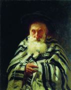 Еврей на молитве. 1875 - Репин