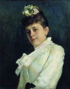 Женский портрет. 1887 - Репин