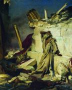 Плач пророка Иеремии на развалинах Иерусалима. 1870 - Репин