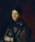 Портрет А.С.Бочаровой, тетки художника. 1859 - Репин