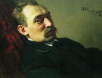Портрет архитектора Филиппа Дмитриевича Хлобощина. 1868 - Репин