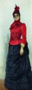 Портрет баронессы В.И.Икскуль фон Гильденбандт. 1889 - Репин
