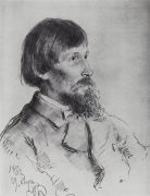 Портрет В.М.Васнецова. 1882 - Репин