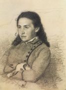 Портрет Е.Г.Мамонтовой. 1879 - Репин