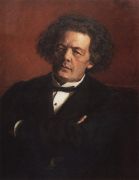 Портрет композитора А.Г.Рубинштейна. 1881 - Репин