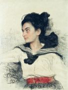 Портрет М.О.Левенфельд. 1913 - Репин