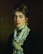 Портрет М.П.Шевцовой, жены А.А.Шевцова. 1876 - Репин