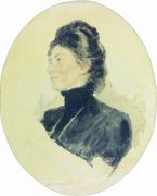 Портрет Марии Борисовны Чуковской. 1909 - Репин