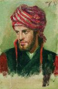 Портрет молодого человека в чалме - Репин