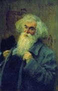Портрет писателя И.И.Ясинского. 1910 - Репин