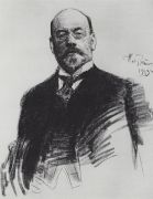 Портрет художника И.С.Остроухова. 1913 - Репин