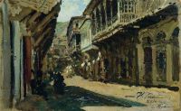 Улица в Тифлисе. 1881 - Репин