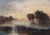 Пейзаж с рекой. 1880-е - Саврасов