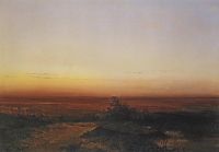Рассвет в степи. 1852 - Саврасов