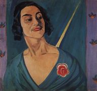 1923 Портрет актрисы Анны Хумашян. НГ, Ереван - Сарьян