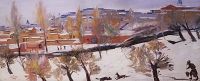 1934 Южная зима. Х., м. 65х165 ГМИНВ - Сарьян