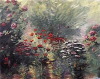 1940 Цветы. Уголок сада. ЧС - Сарьян