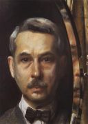 Автопортрет в зеркале. 1928 - Сомов
