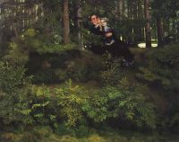 В лесу. 1914 - Сомов