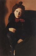 Портрет А.П.Остроумовой. 1901 - Сомов