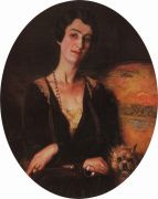 Портрет Е.С.Питс-Билибиной. 1926 - Сомов