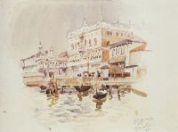 Венеция. Палаццо дожей. 1900 - Суриков