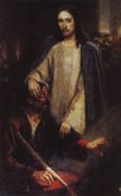 Исцеление слепорожденного Иисусом Христом. 1888 - Суриков
