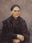 Портрет П.Ф.Суриковой (матери художника). 1887 - Суриков