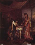 Саломея приносит голову Иоанна Крестителя своей матери Иродиаде. 1872 - Суриков
