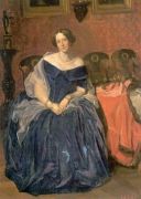 Портрет Александры Петровны Жданович. 1846-1847гг.  - Федотов