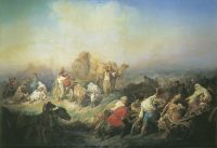 Военная дорога между Севастополем и Симферополем во время Крымской войны. 1858  - Филиппов