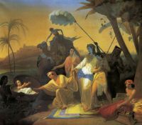 Нахождение Моисея дочерью фараона  - Флавицкий