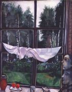 chagall_window_in_a_dacha_1915 - Шагал