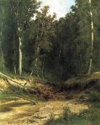Лесной ручей(Чернолесье). 1874 74,5х61 - Шишкин