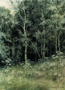 Цветы в лесу 1877 28,4х21,3 - Шишкин