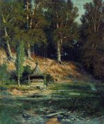 Часовня в лесу 1883 50х59 - Шишкин