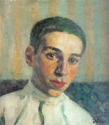 1929 Портрет мальчика Олега Юона, внука художника. X., м. 31х25. Собр. О.И.Юона. М. - Юон
